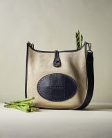 Сумка Hermès Evelyne III 29 Raffia Indigo Blue Box