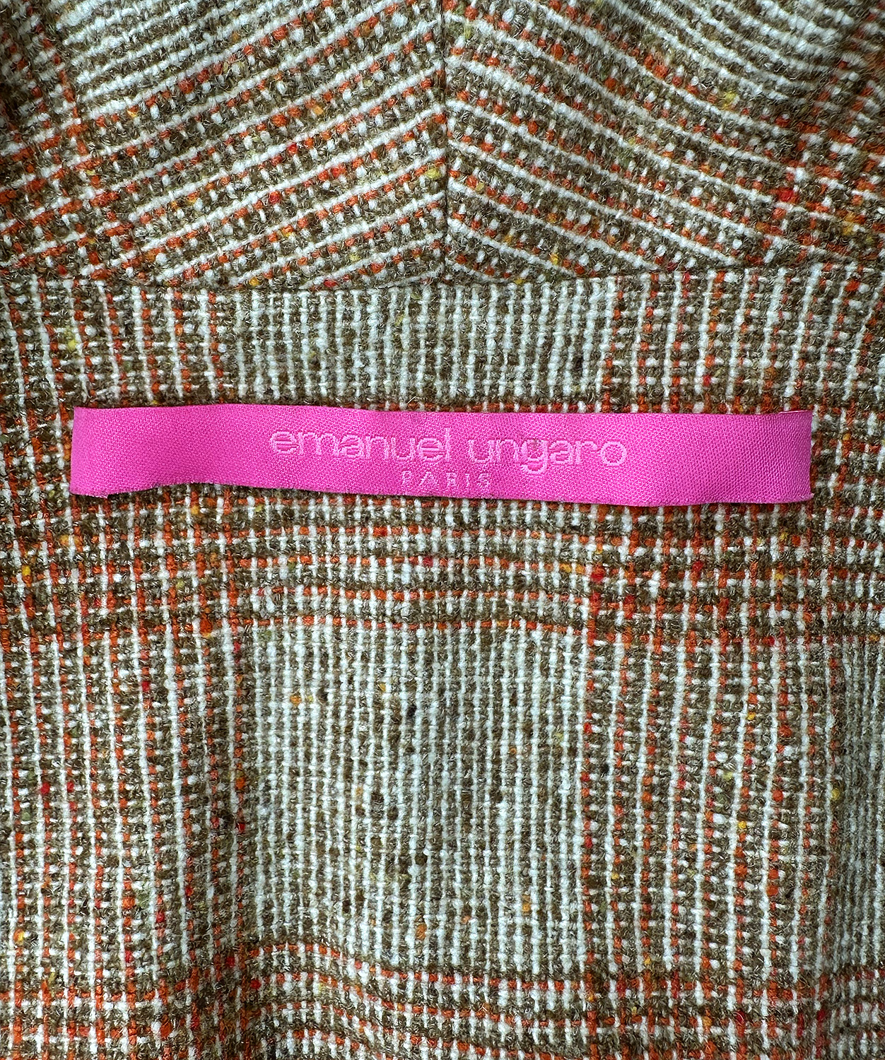 Клетчатый жакет Emanuel Ungaro 