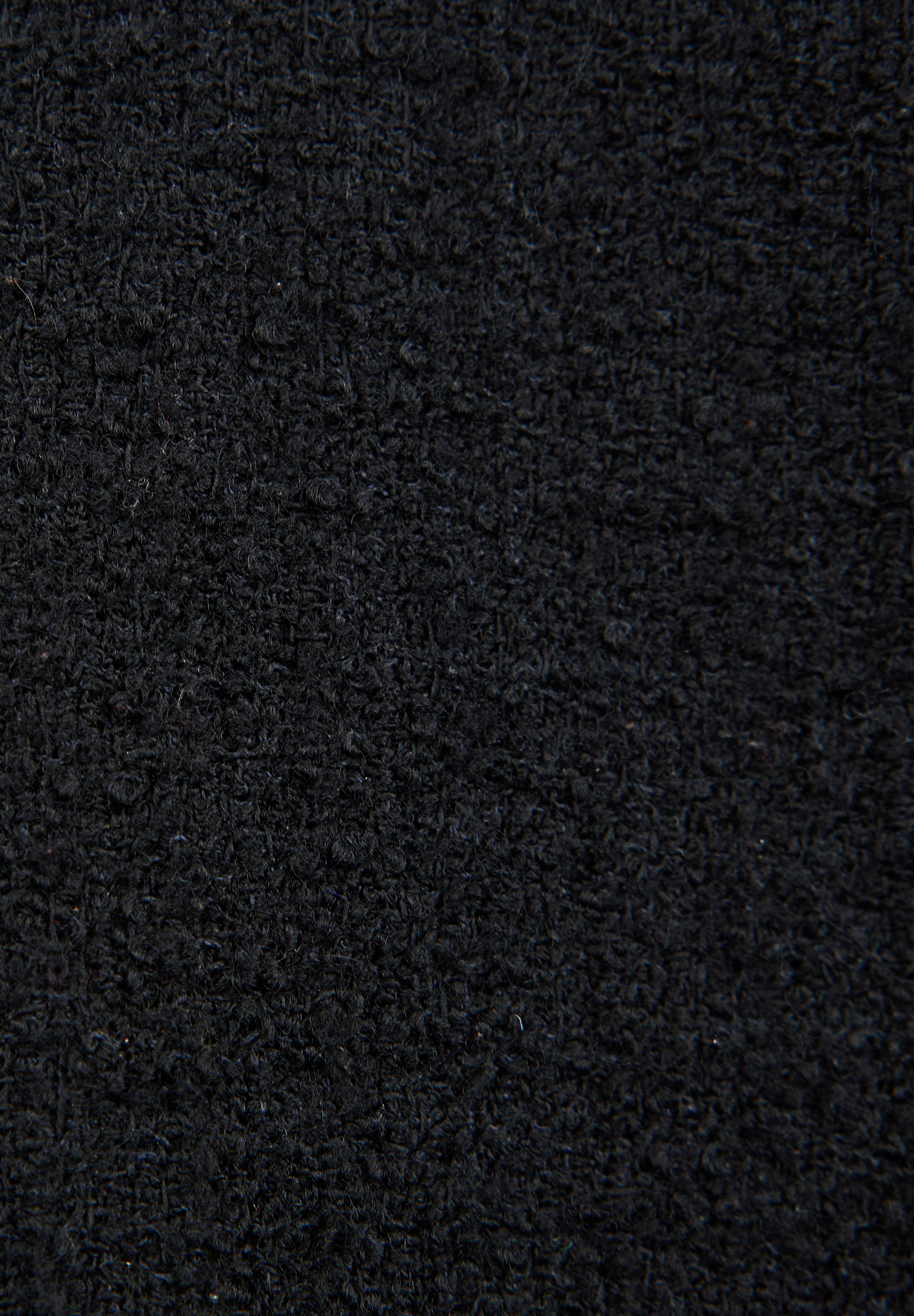 Чёрный твидовый жакет Chanel