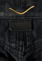 Серая джинсовая юбка Saint Laurent 