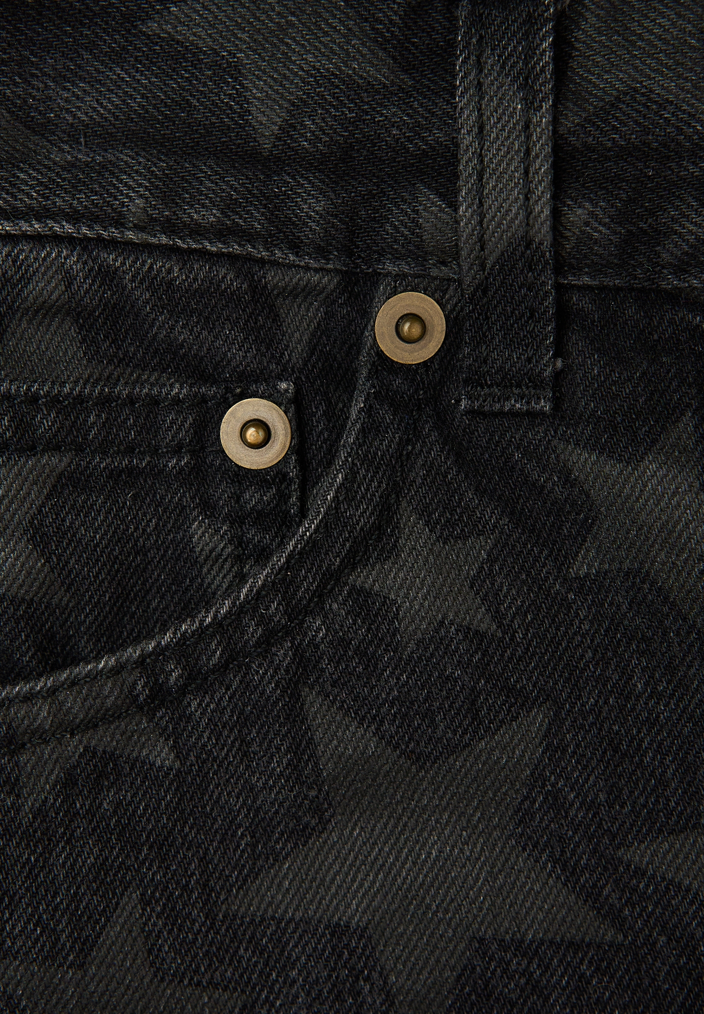 Серая джинсовая юбка Saint Laurent 