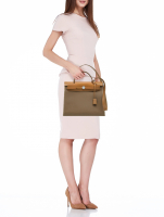 Коричневая сумка Hermès Herbag