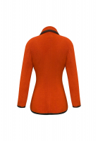 Оранжевый твидовый жакет Chanel