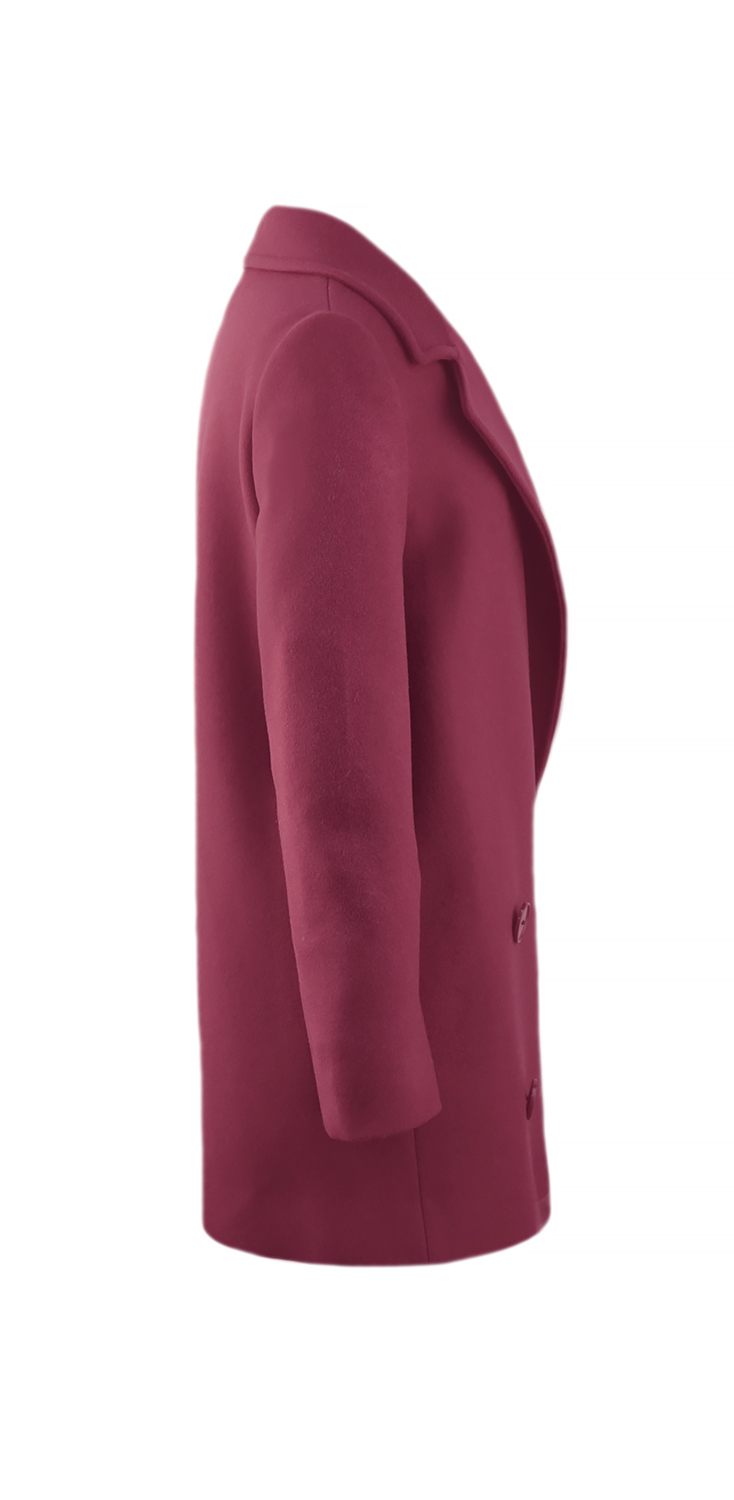 Бордовое пальто Stella McCartney