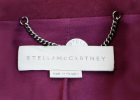 Бордовое пальто Stella McCartney