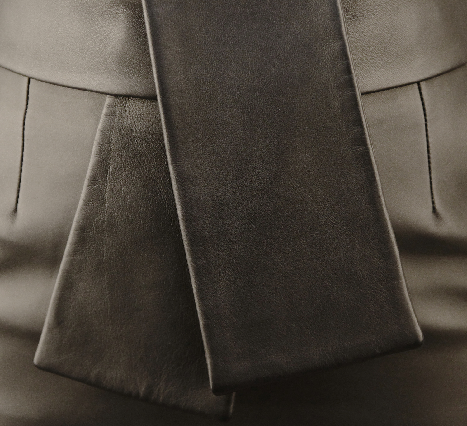 Кожаная юбка Balenciaga