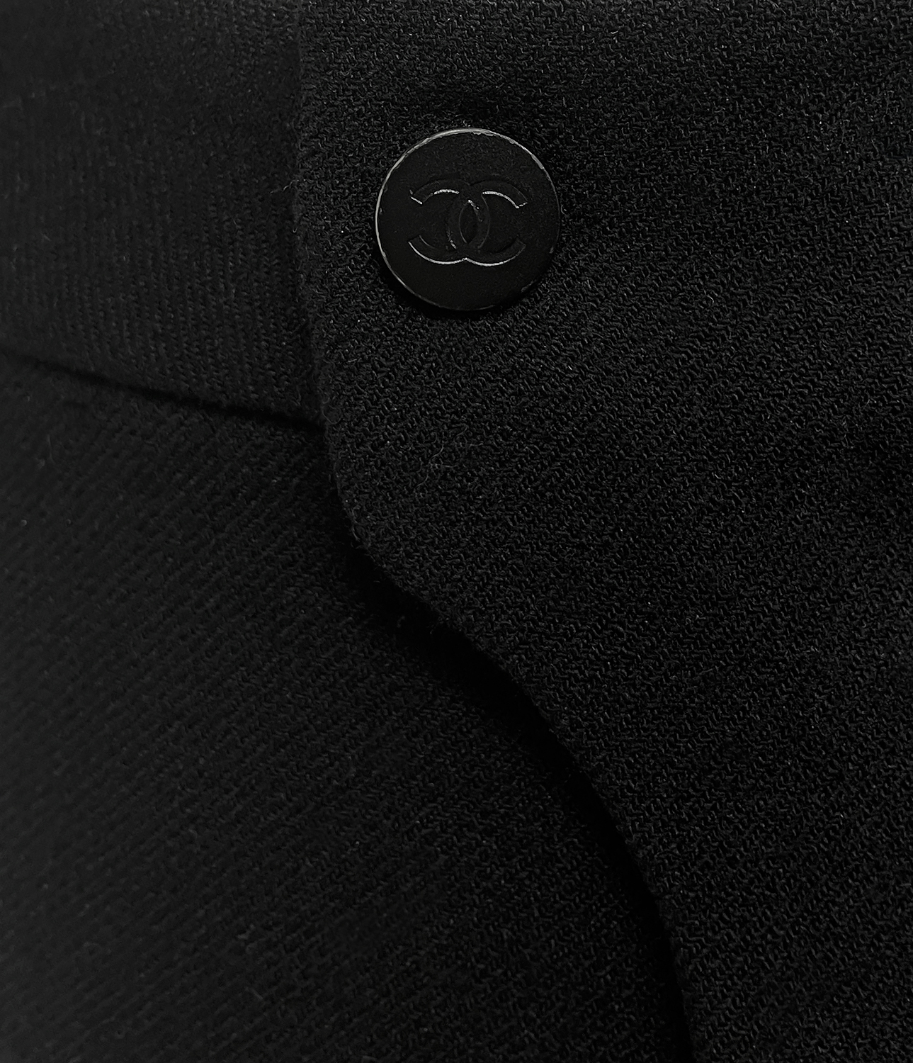 Черная мини-юбка Chanel