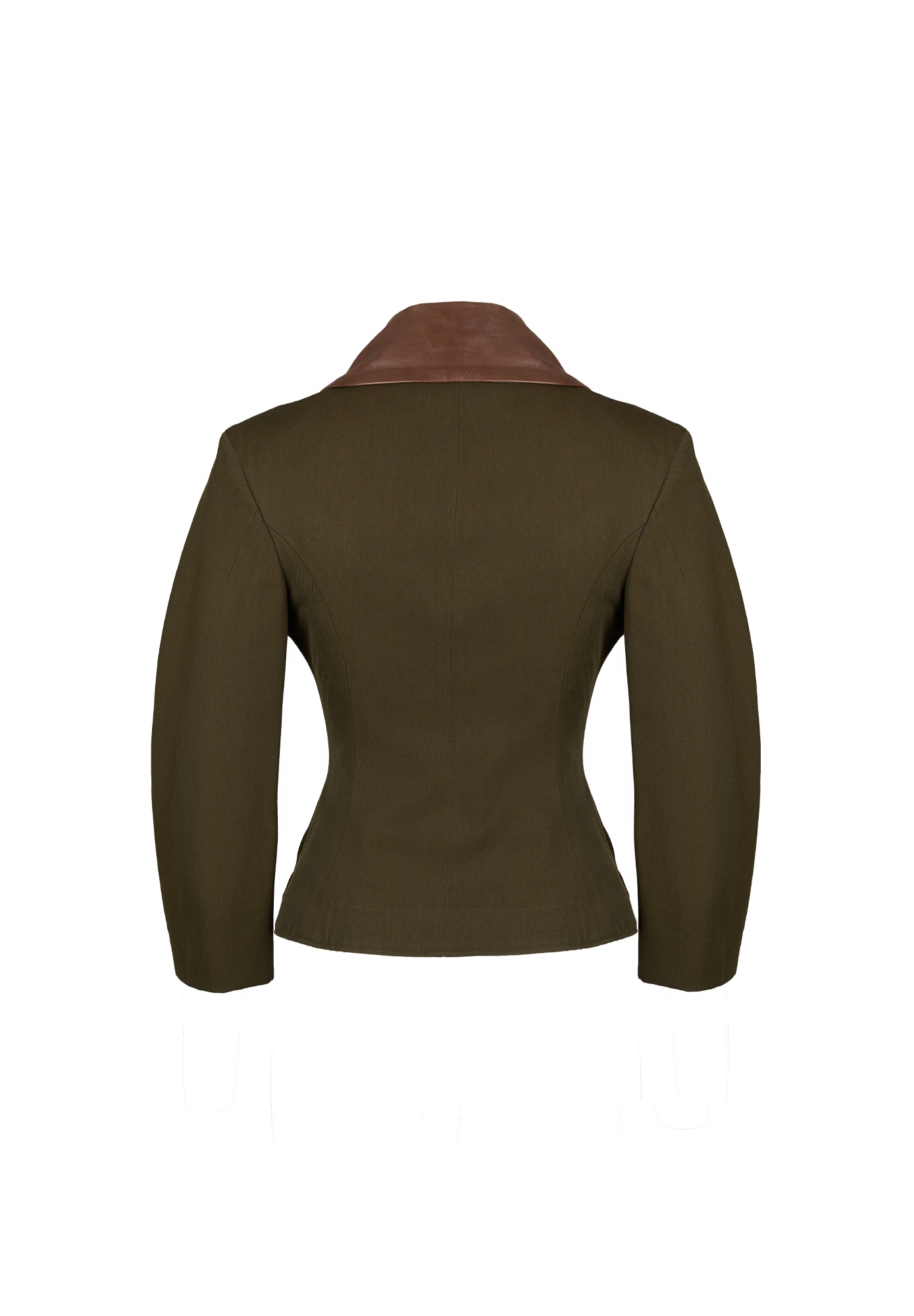 Оливковый жакет Yohji Yamamoto