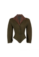 Оливковый жакет Yohji Yamamoto