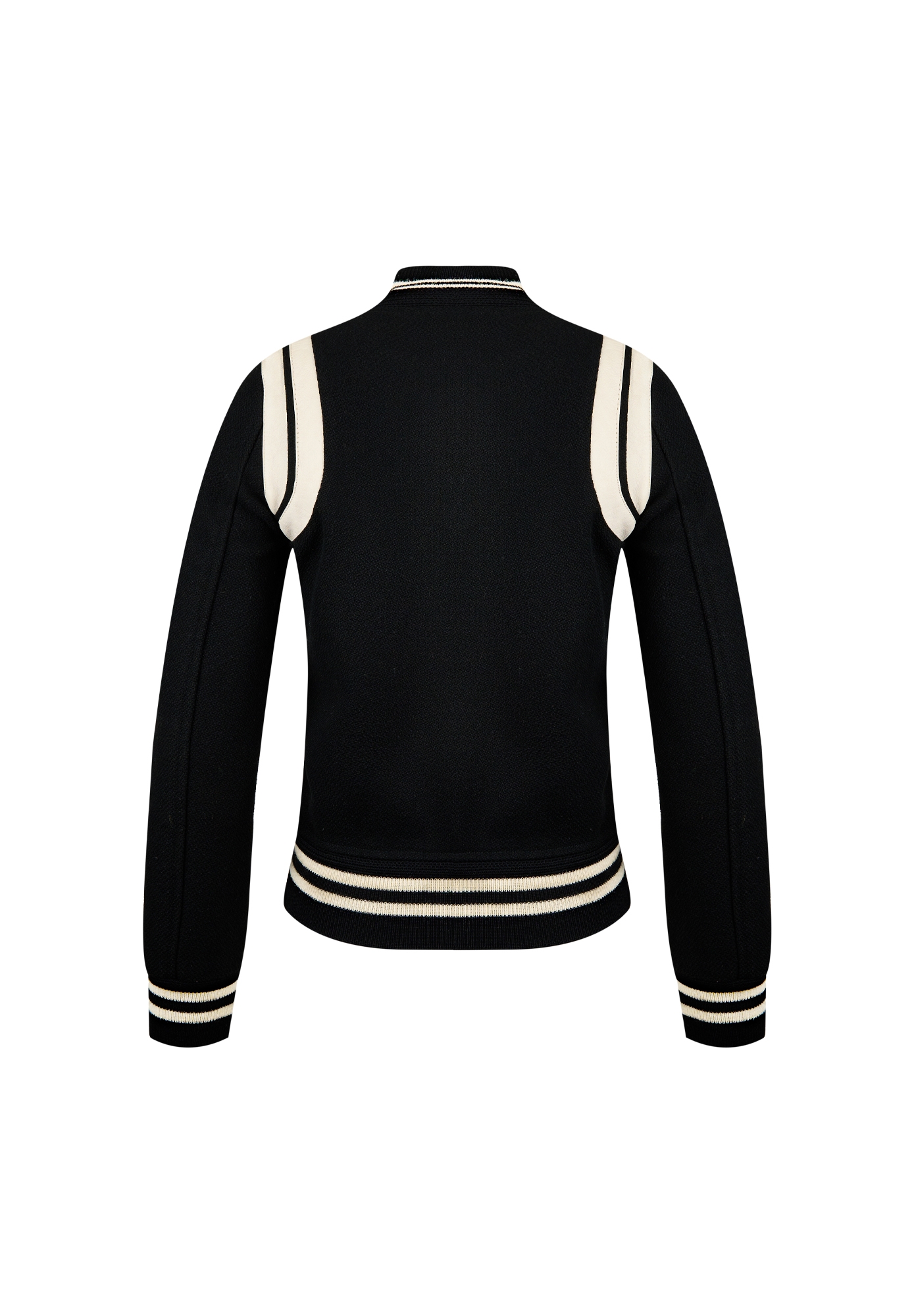 Черный бомбер Saint Laurent 