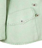 Мятный твидовый жакет Chanel