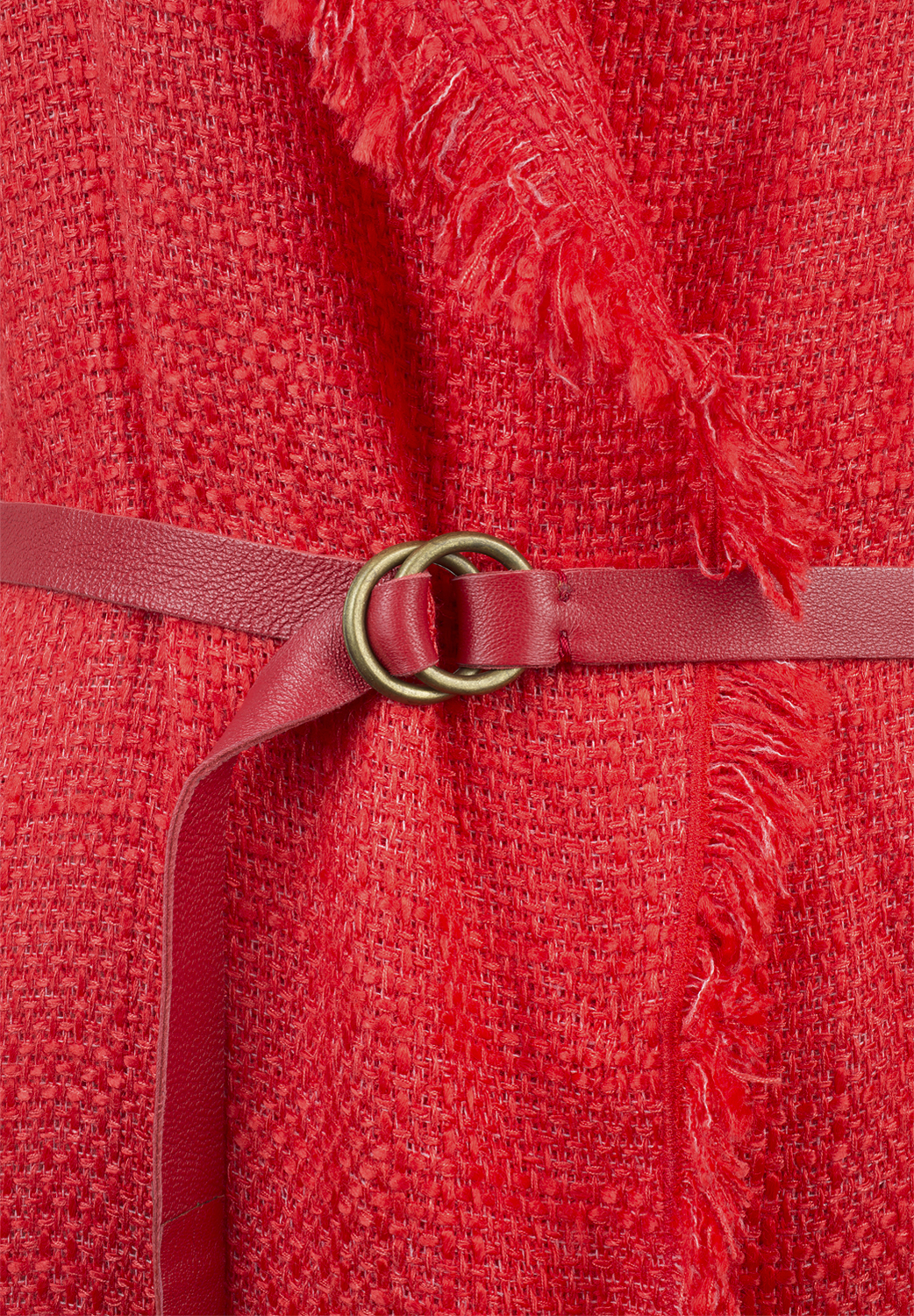 Красное пальто Emanuel Ungaro