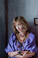 Кутюрное колье Chanel с кристаллами Gripoix