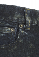 Черные джинсы Saint Laurent с эффектом потертости