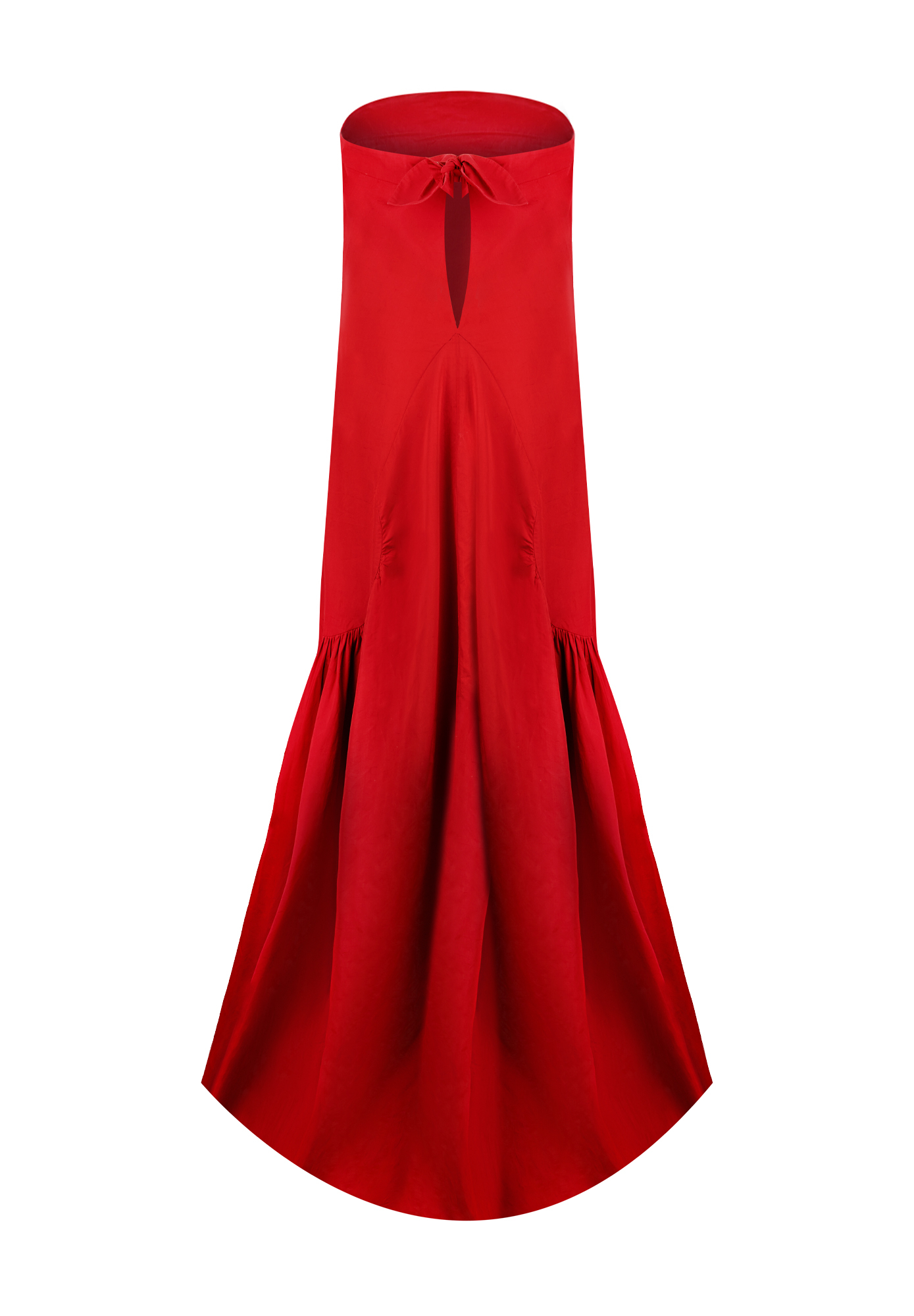 Красное вечернее платье Yves Saint Laurent 