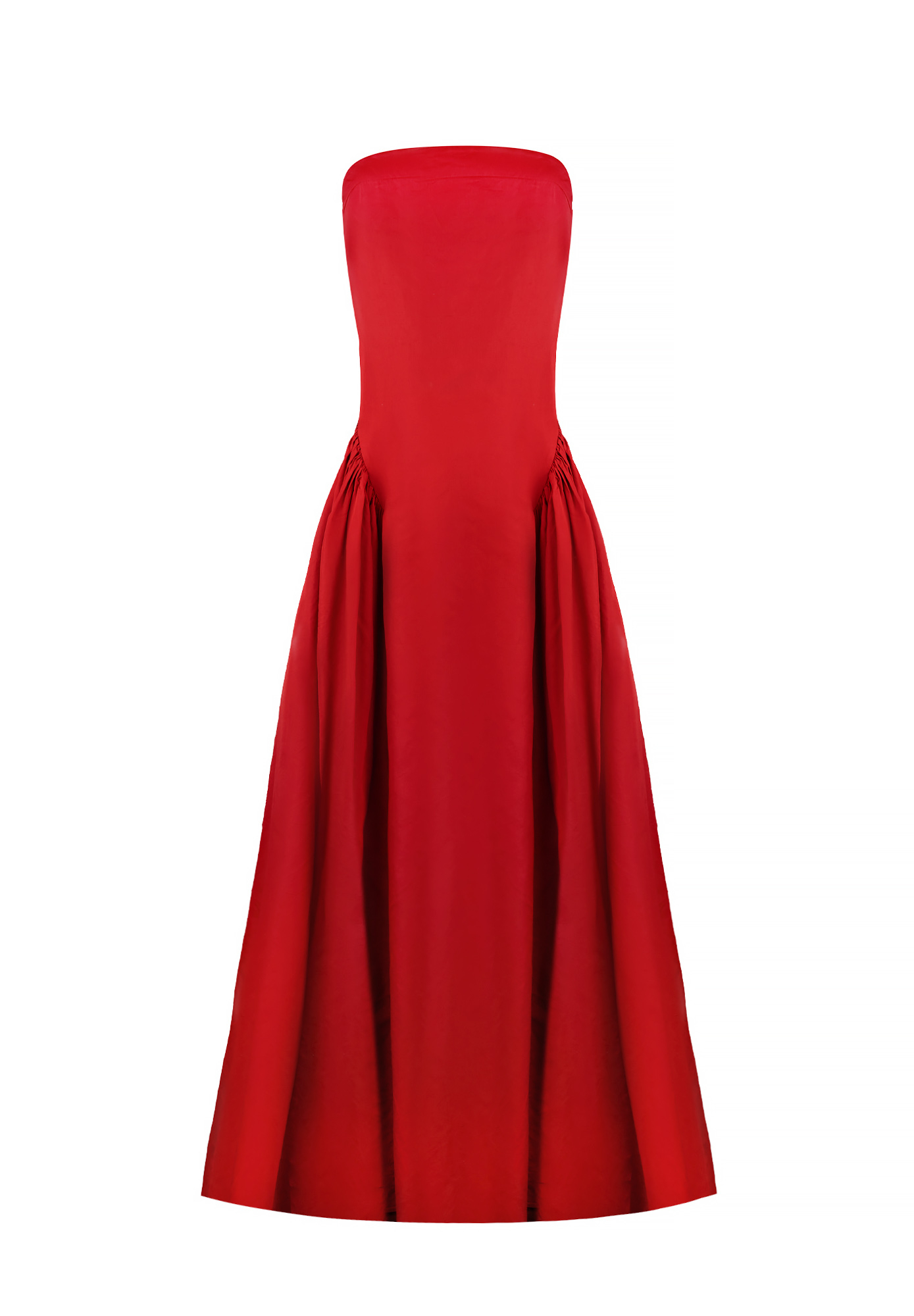 Красное вечернее платье Yves Saint Laurent 
