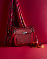 Двухцветная сумка Hermès Jypsiere 28