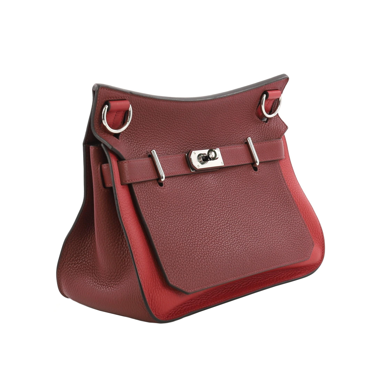 Двухцветная сумка Hermès Jypsiere 28