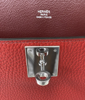 Двухцветная сумка Hermès Jypsiere 28