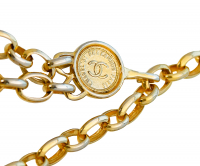 Колье-пояс Chanel с логотипом