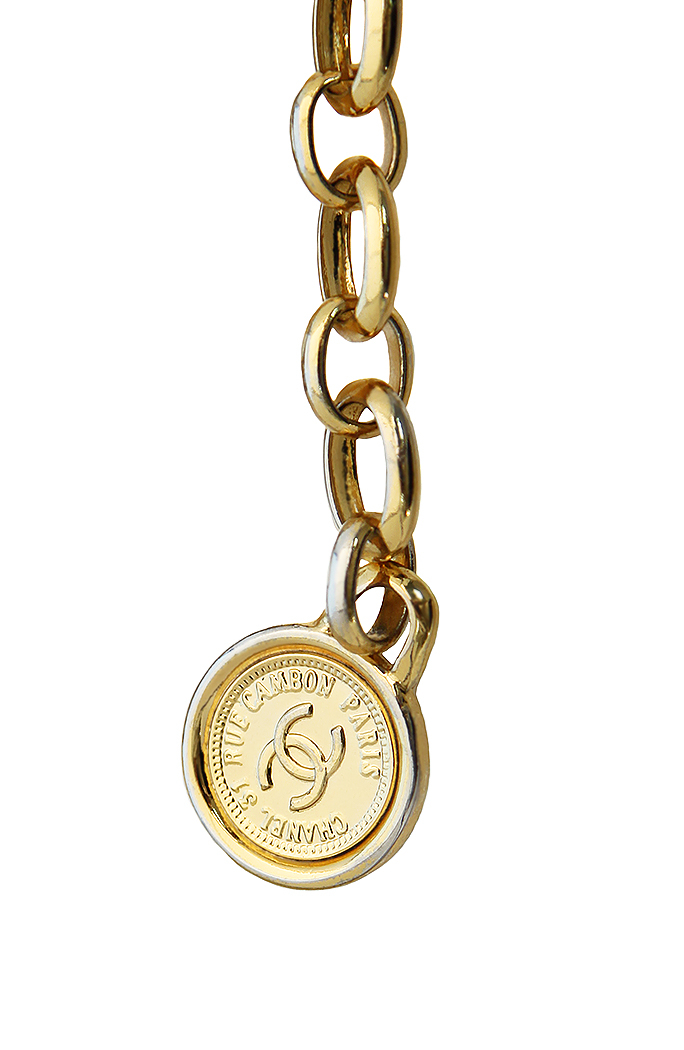 Колье-пояс Chanel с логотипом