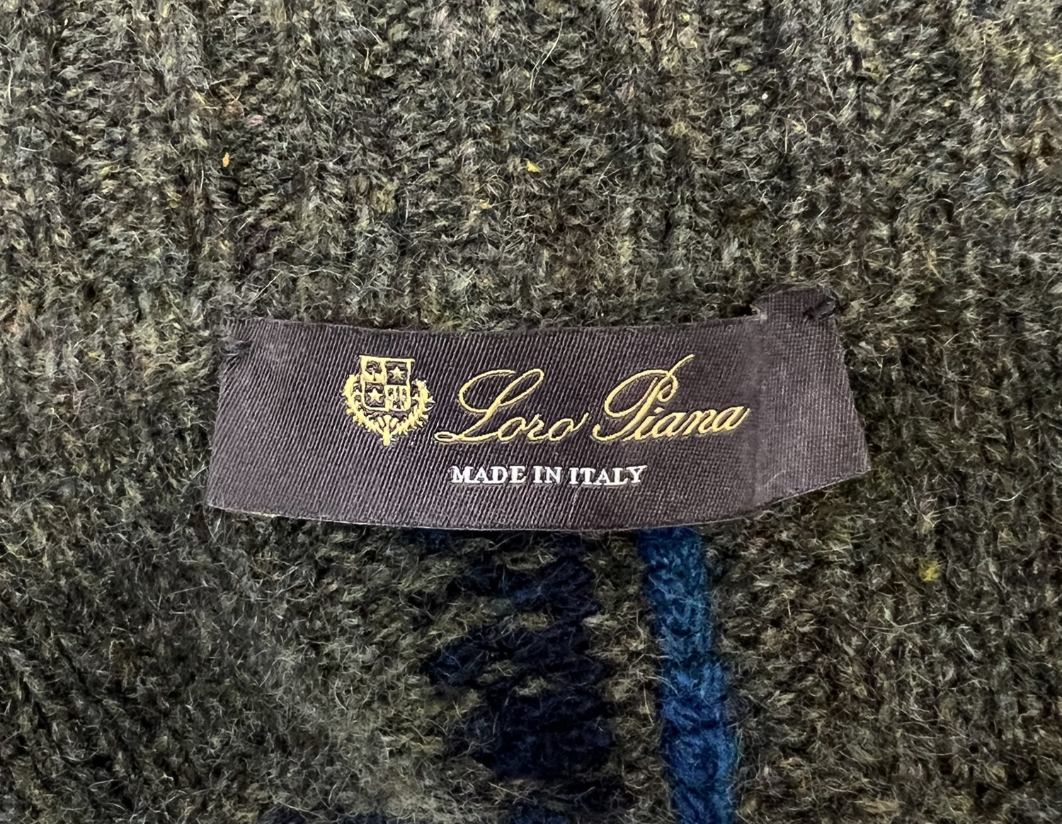 Зеленый свитер Loro Piana