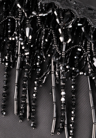 Топ Prada с черными кристаллами