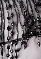 Топ Prada с черными кристаллами