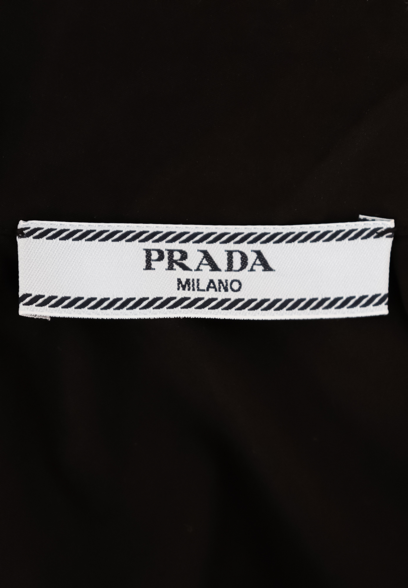 Топ Prada с черными кристаллами