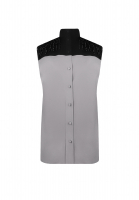 Топ Prada с черными кристаллами