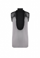 Топ Prada с черными кристаллами