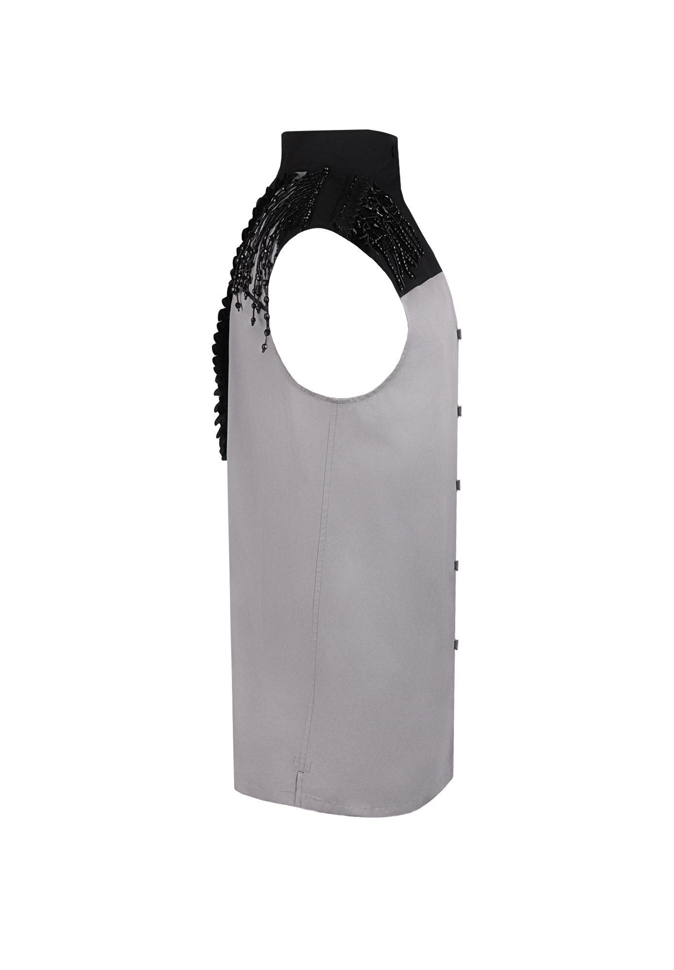 Топ Prada с черными кристаллами