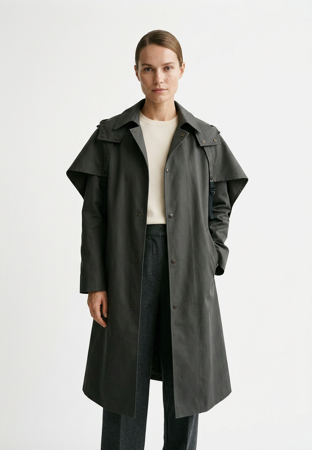 Хлопковый плащ Bottega Veneta