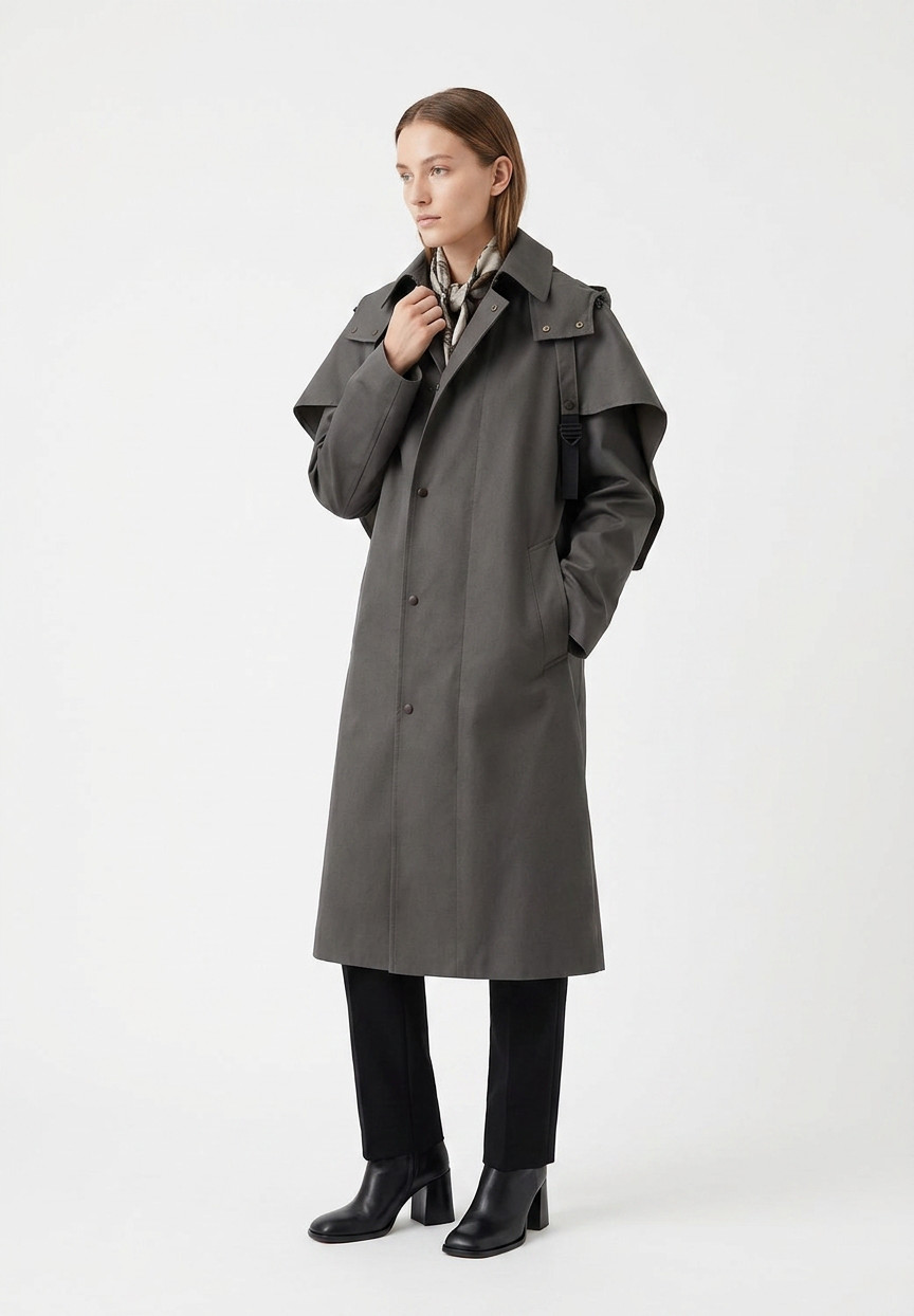 Хлопковый плащ Bottega Veneta