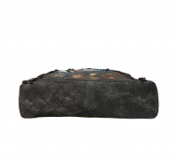 Тёмно-серая сумка Chanel Graffiti