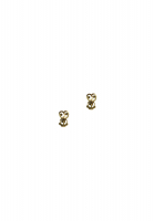 Клипсы голубыми с кристаллами