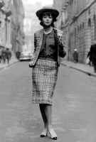 Бежевый жакет Chanel haute couture