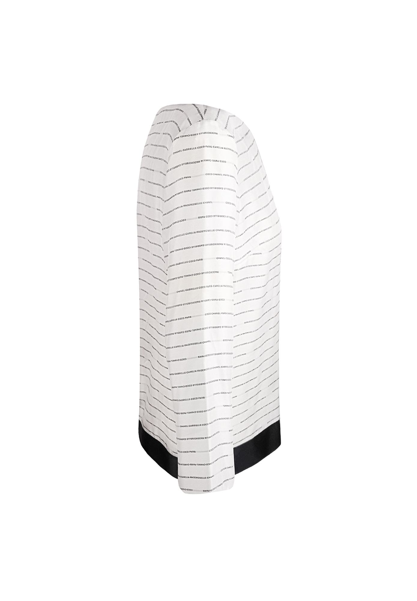 Шелковая блузка Chanel в полоску