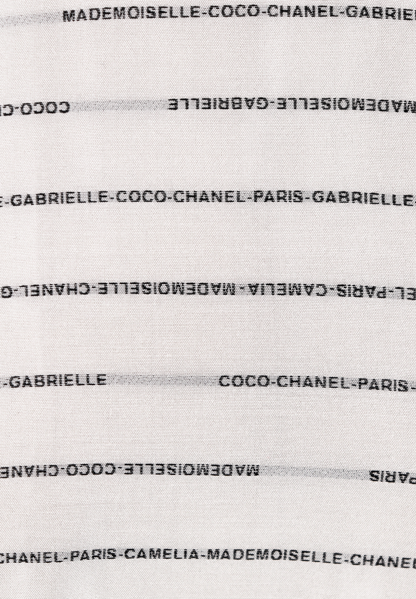 Шелковая блузка Chanel в полоску