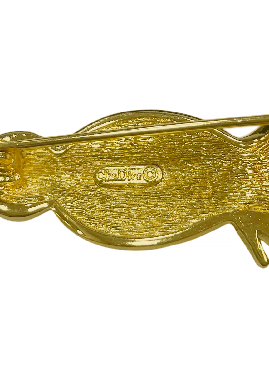 Брошь-птица Christian Dior