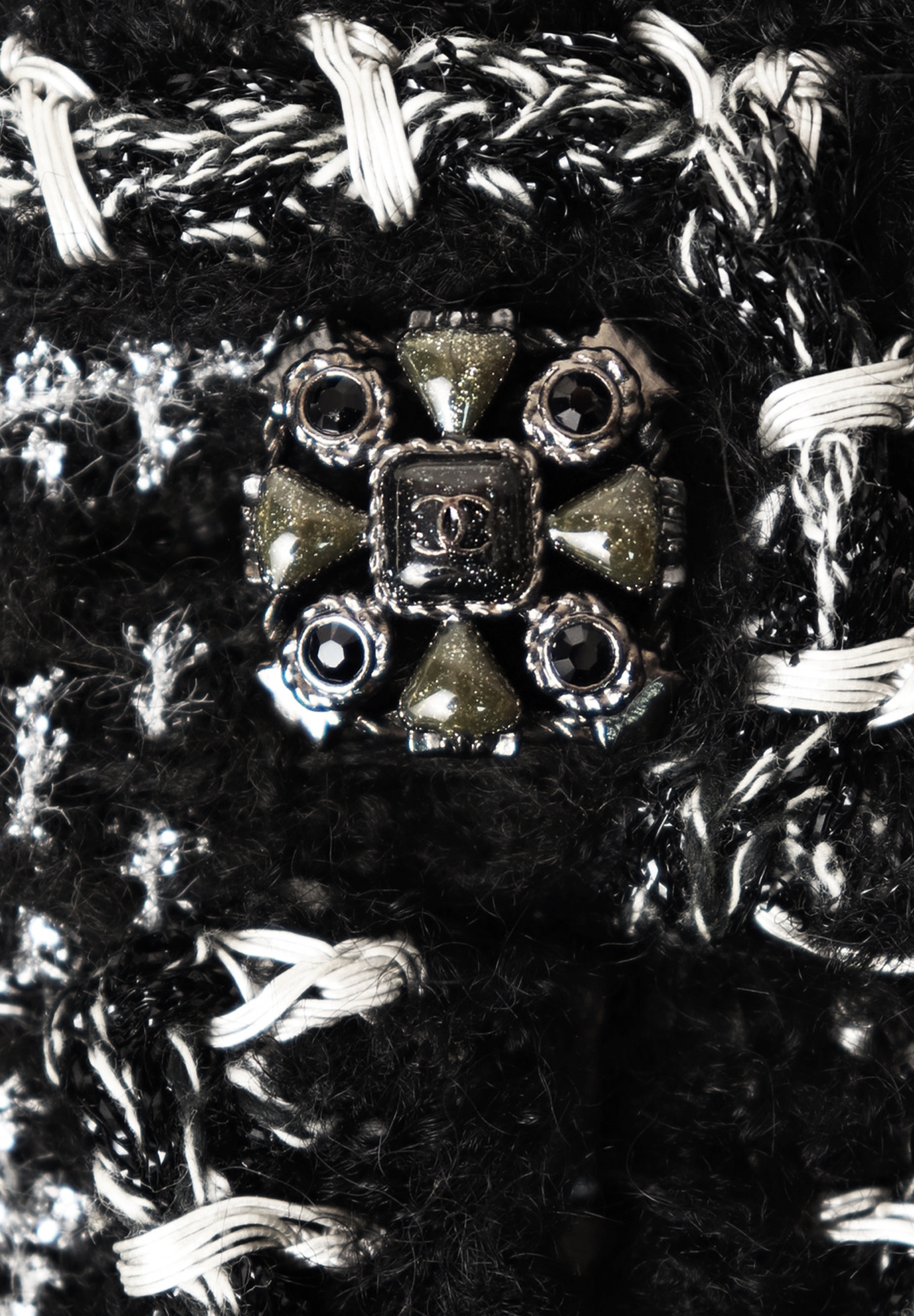 Твидовая мини-юбка Chanel в клетку