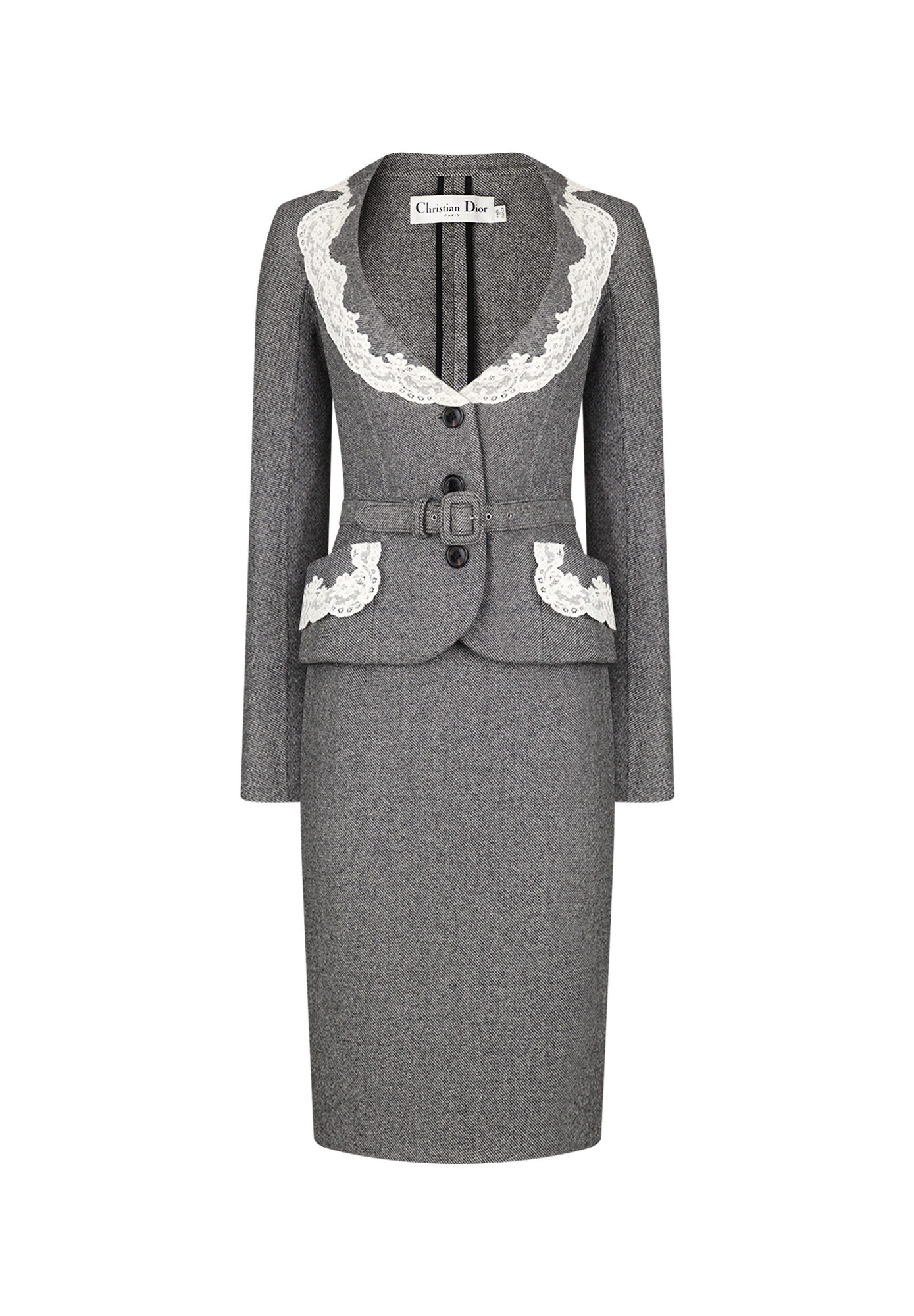 Костюм Christian Dior с кружевом