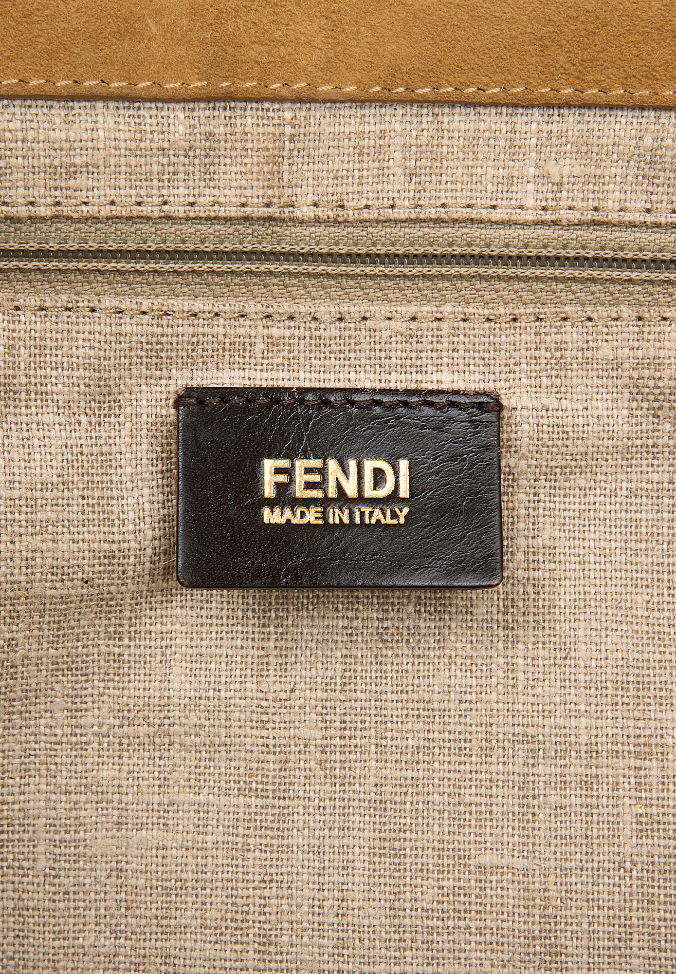 Зеленая сумка Fendi Silvana