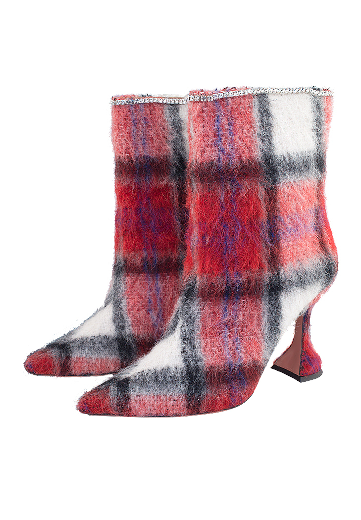 Эффектные сапоги Amina Muaddi