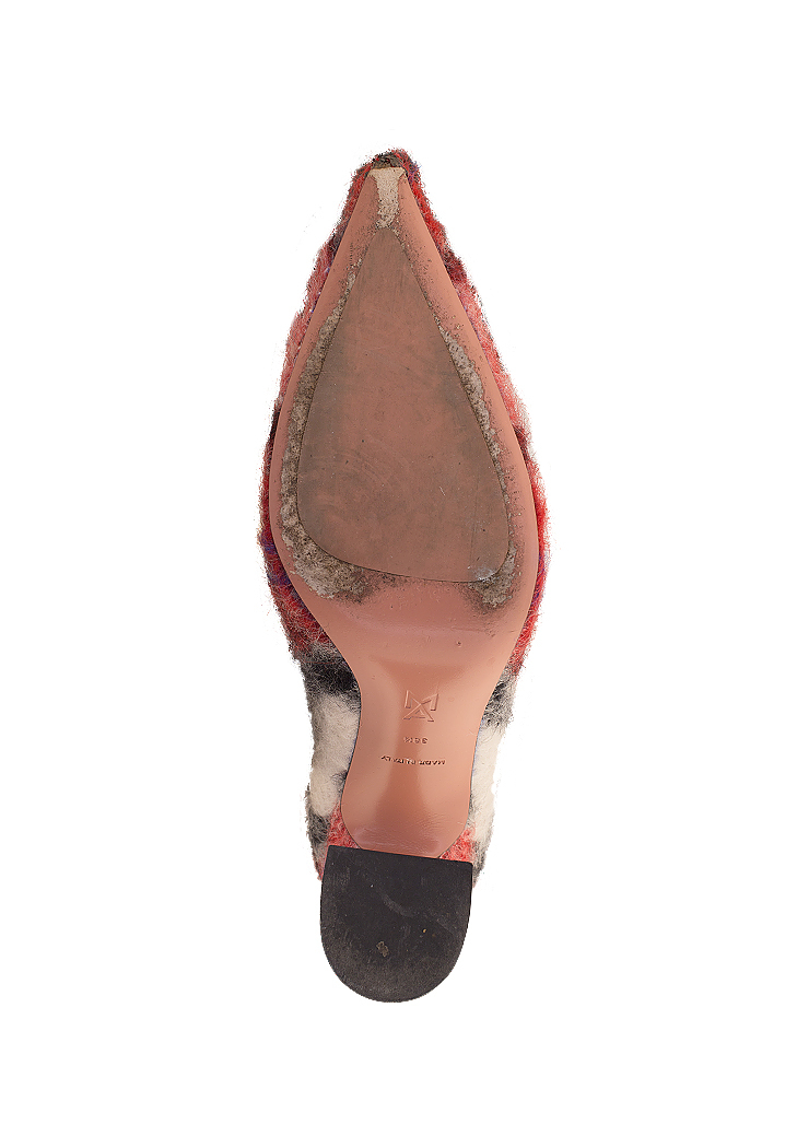 Эффектные сапоги Amina Muaddi