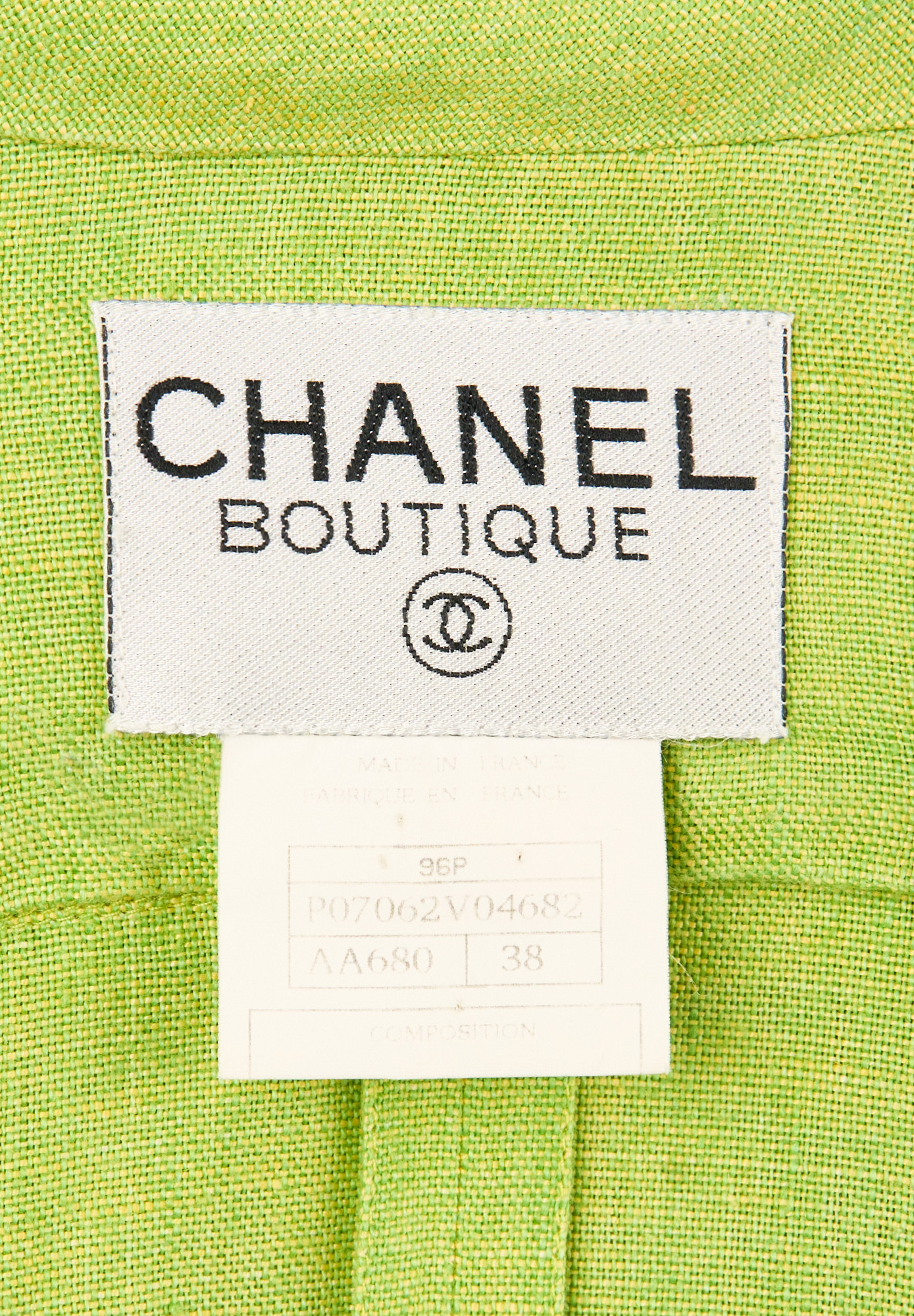 Льняной жакет Chanel 