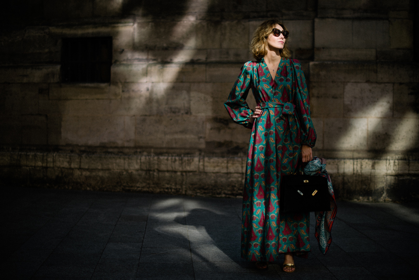 Марокканское платье макси Yves Saint Laurent