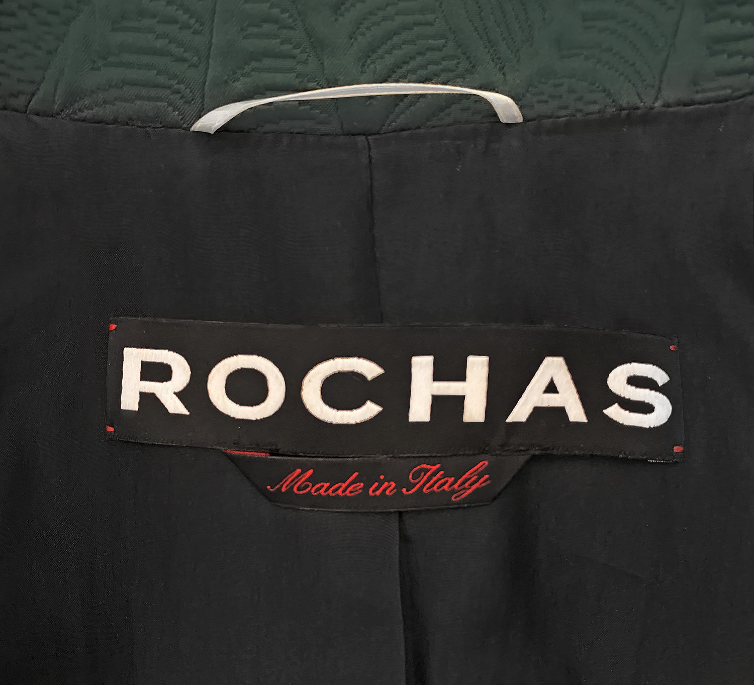 Зеленое пальто Rochas