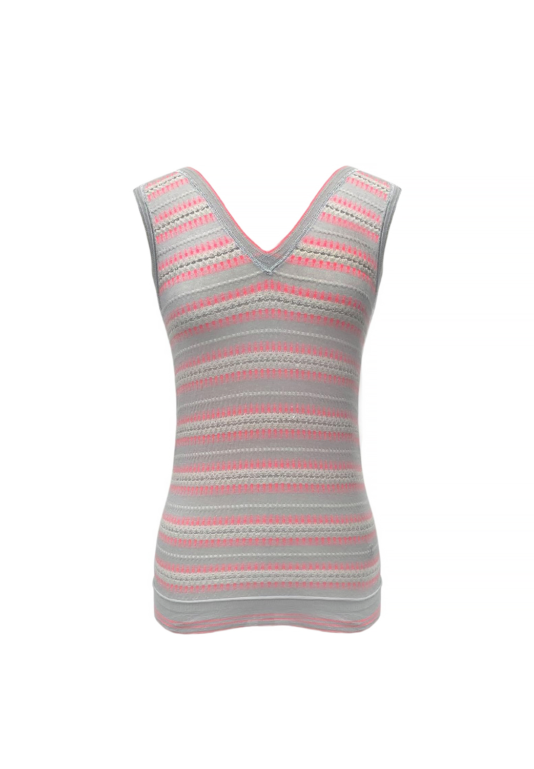 Серо-розовый топ Louis Vuitton