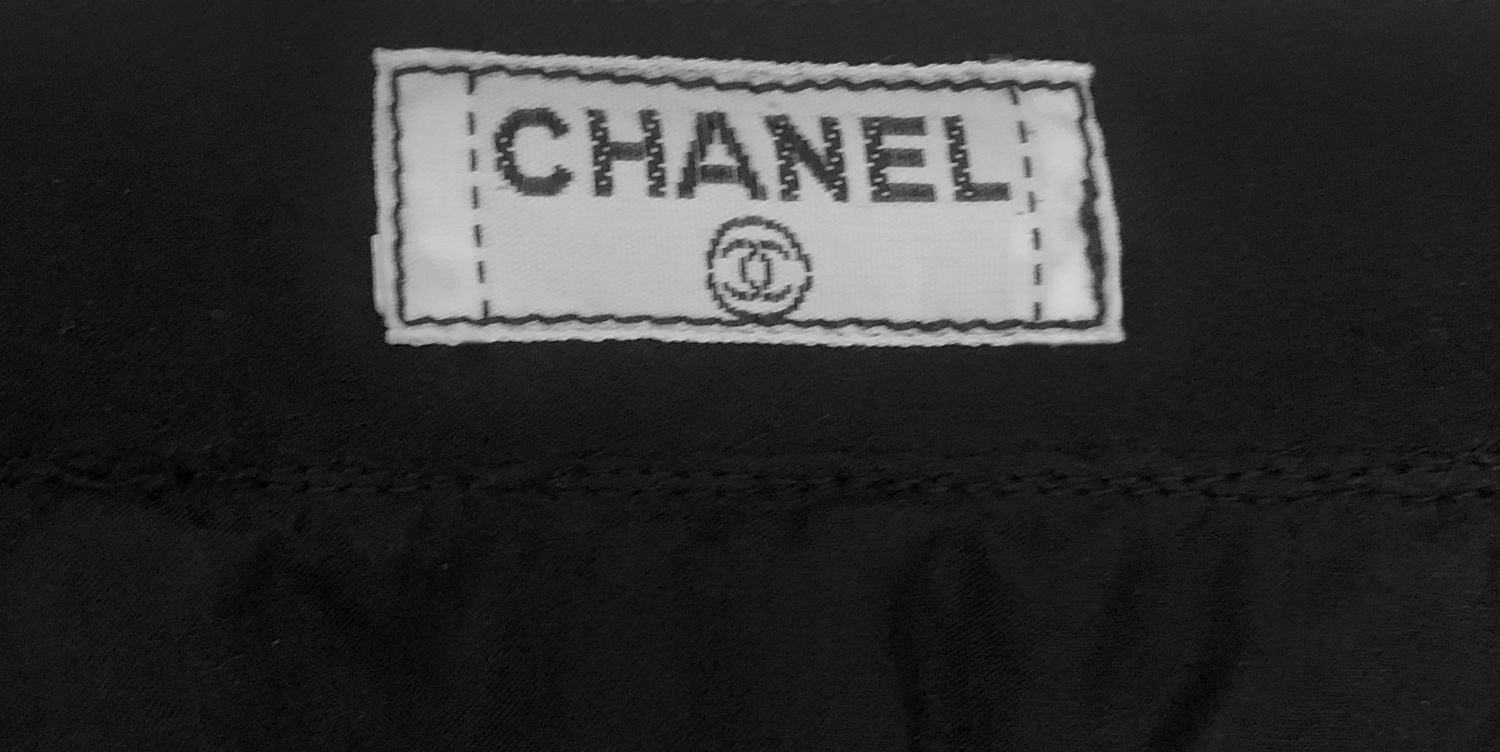 Черная юбка Chanel